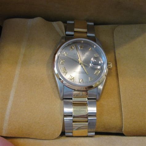 FS: ROLEX 18K Gold/Steel 36MM DATEJUST W. BOX